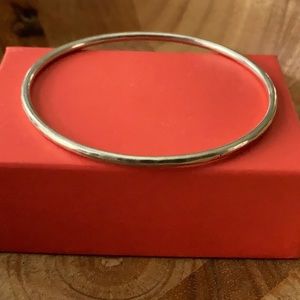 James Avery Simple hammered bangle bracelet